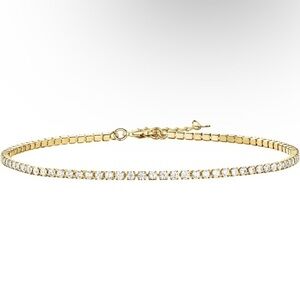 Anklet Bracelet for Women 14k Gold Plated Women’s Ankle Bracelet for Women Girls
